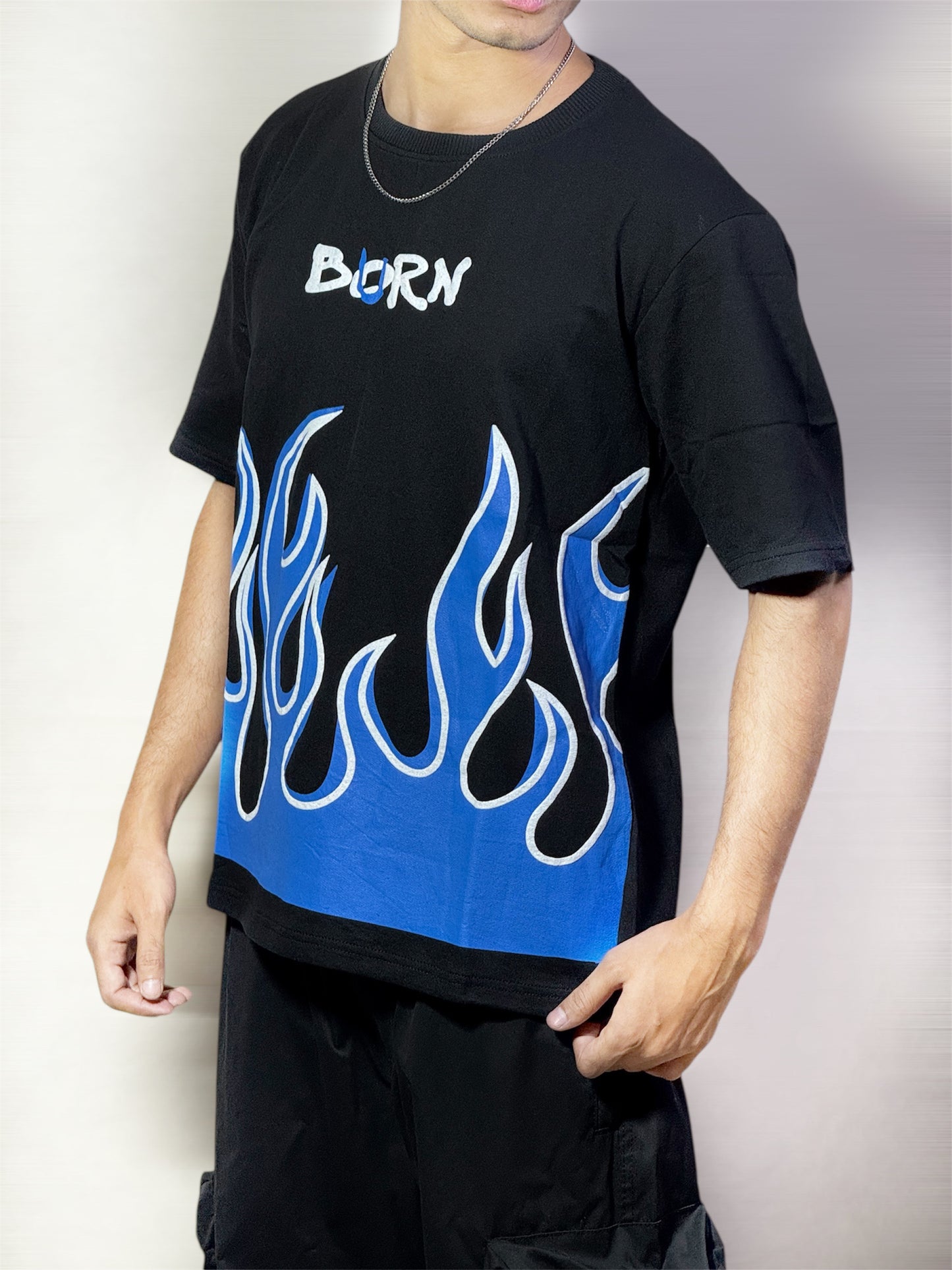Oversized Burn/Born T-shirt Heavy GSM