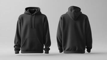 Black Hoodie Heavy GSM Winter Special