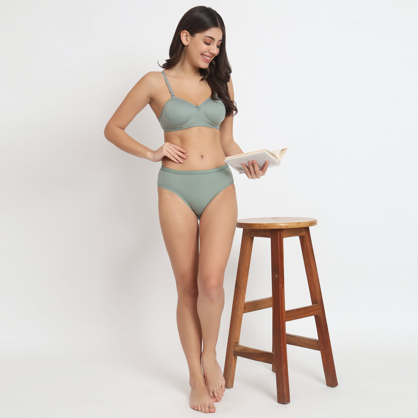 Women’s Lightly Padded Half Cup Bra – Everyday Comfort & Elegant Fit (Pack of 3)