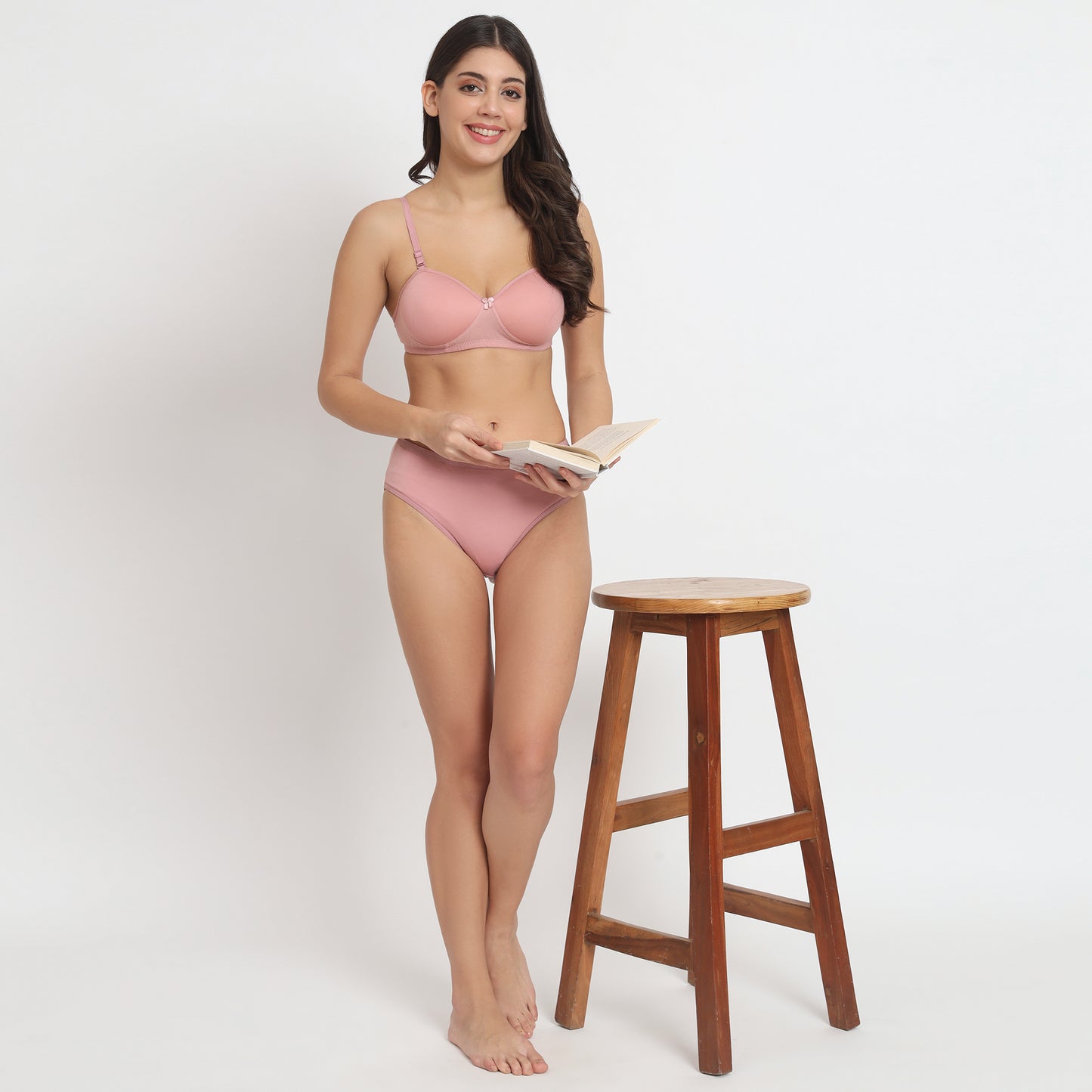 Women’s Lightly Padded Half Cup Bra – Everyday Comfort & Elegant Fit (Pack of 3)