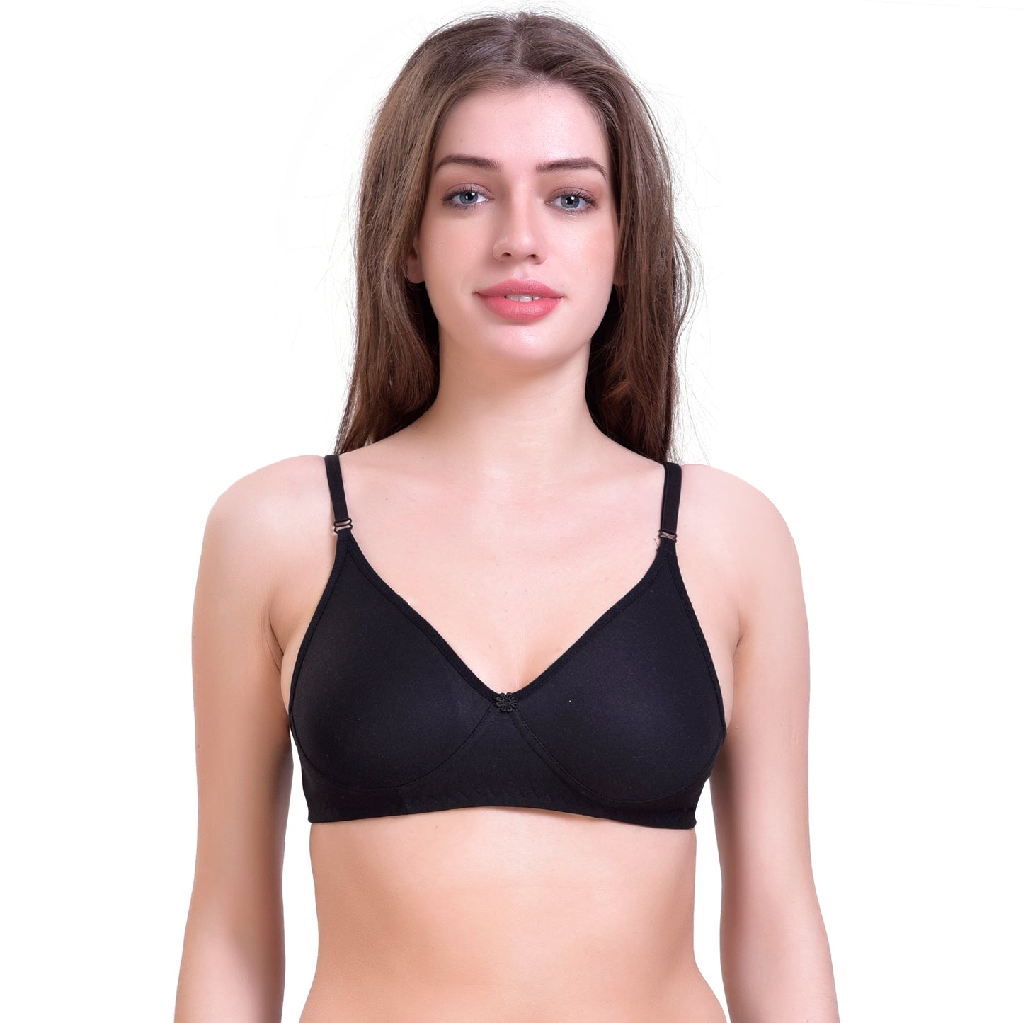 Multicolor Women's Non- Padded, Non-Wire Comfort fabric, Pack of 3 (T-shirt Bra)