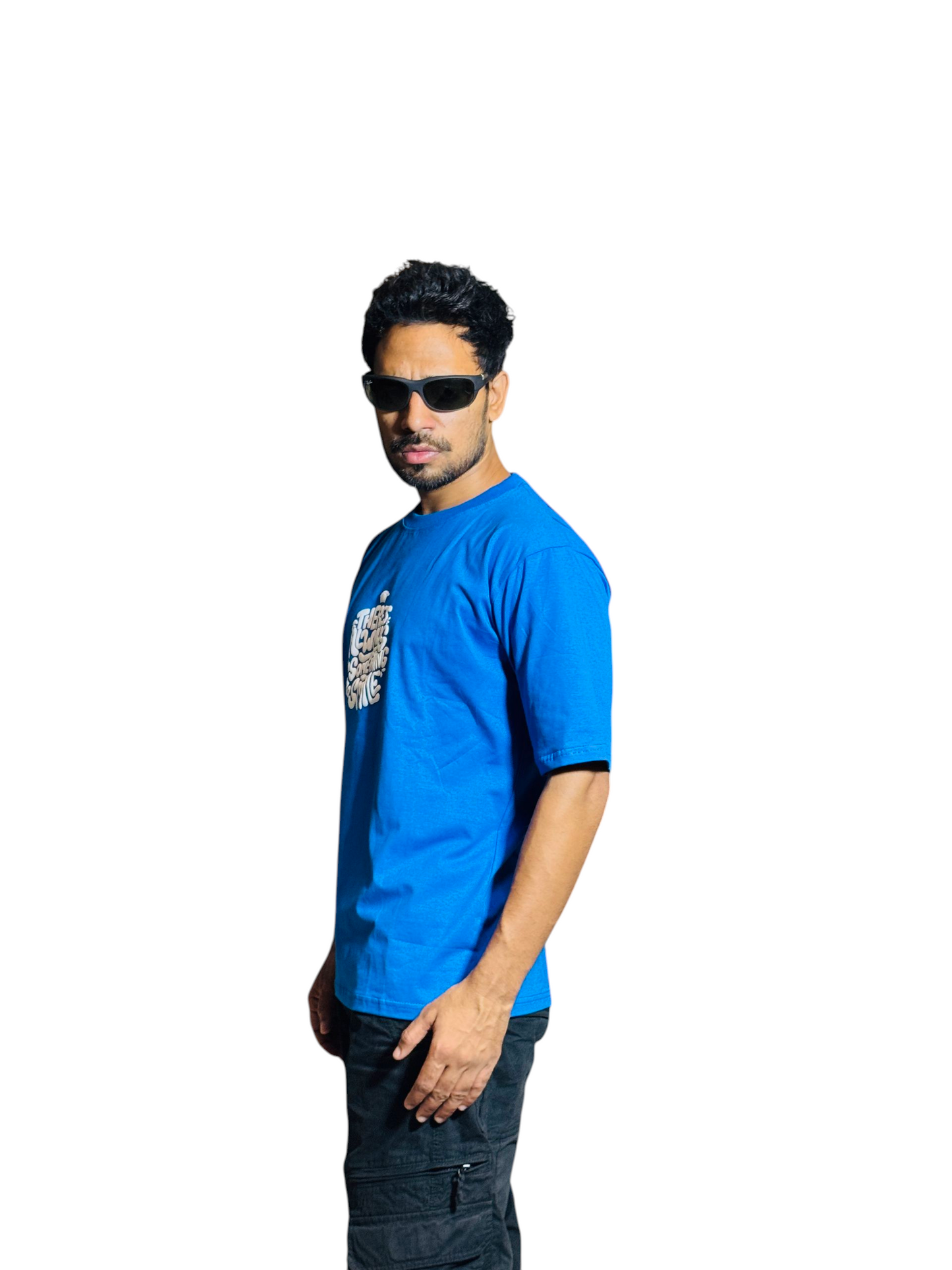 Smile Full front-back print T-shirt