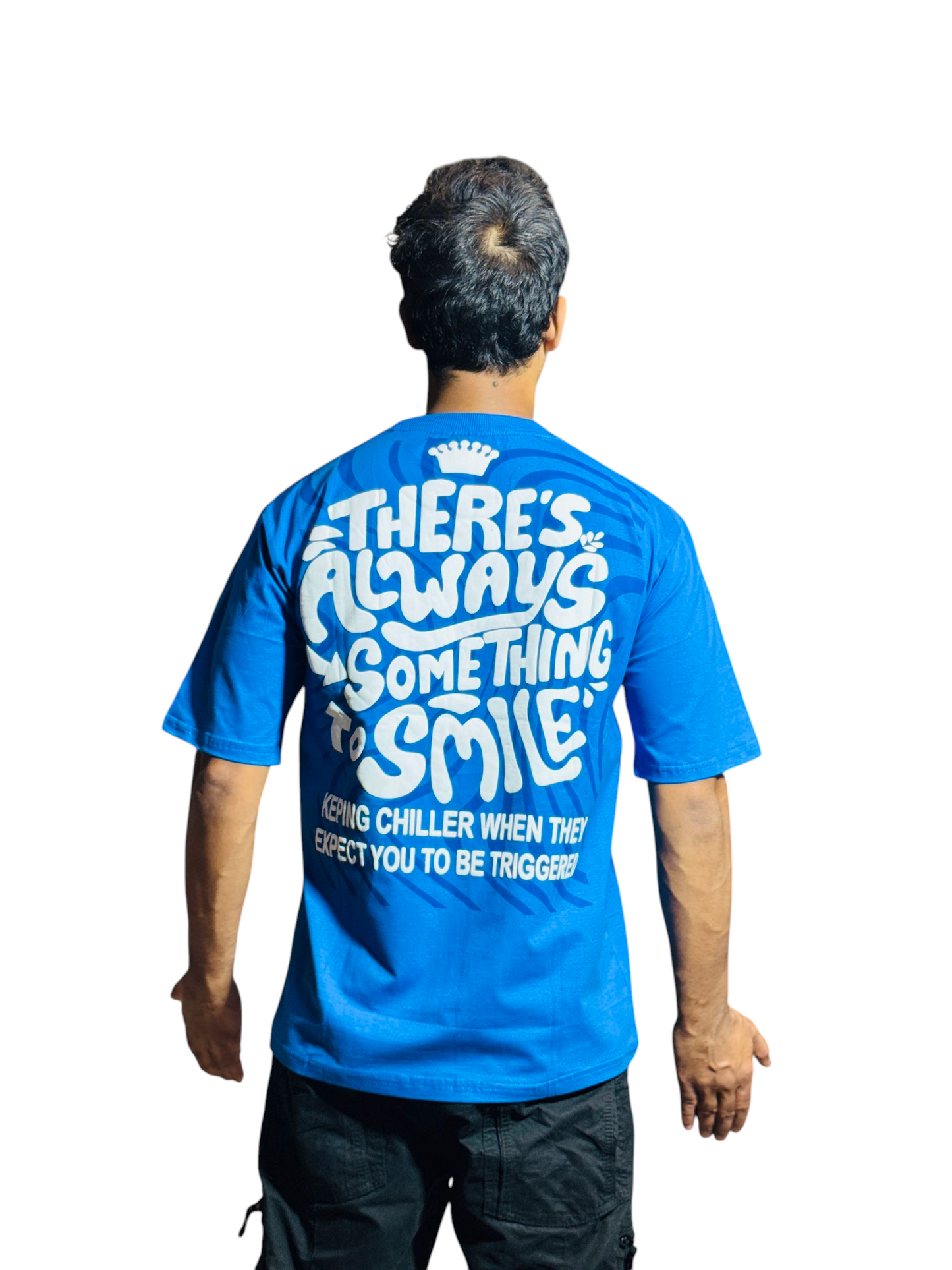 Smile Full front-back print T-shirt