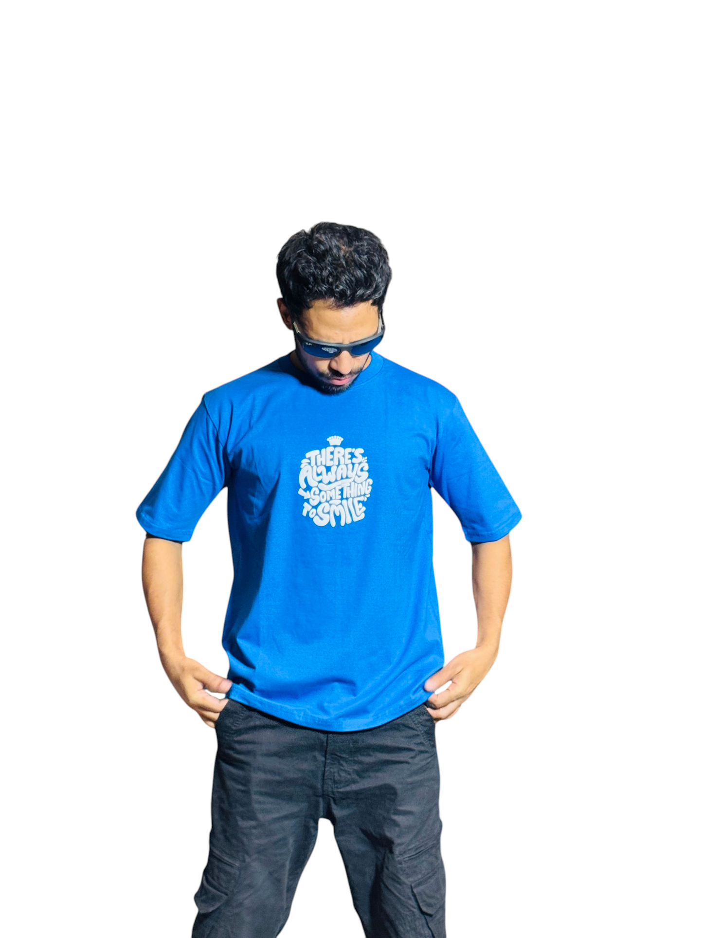 Smile Full front-back print T-shirt