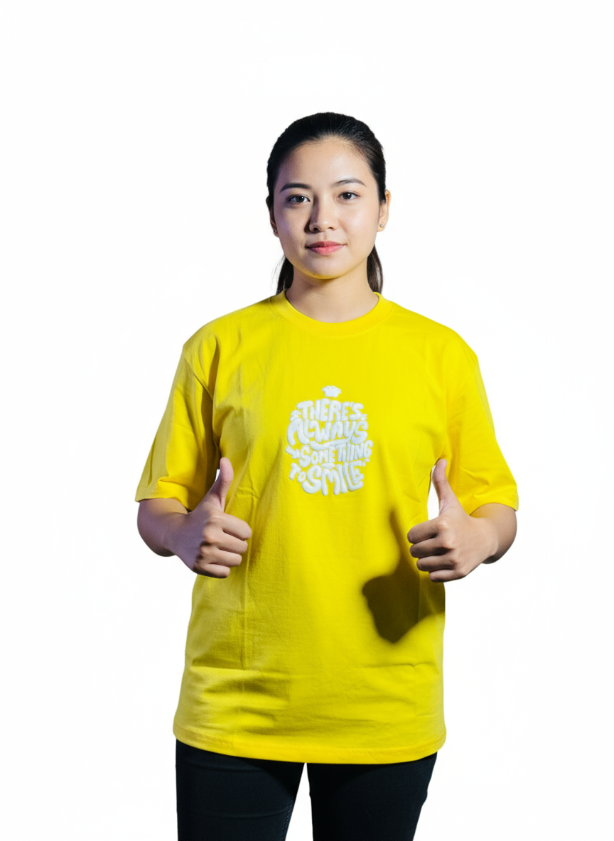 There's Always Something to Smile T-Shirt Women | 240 GSM