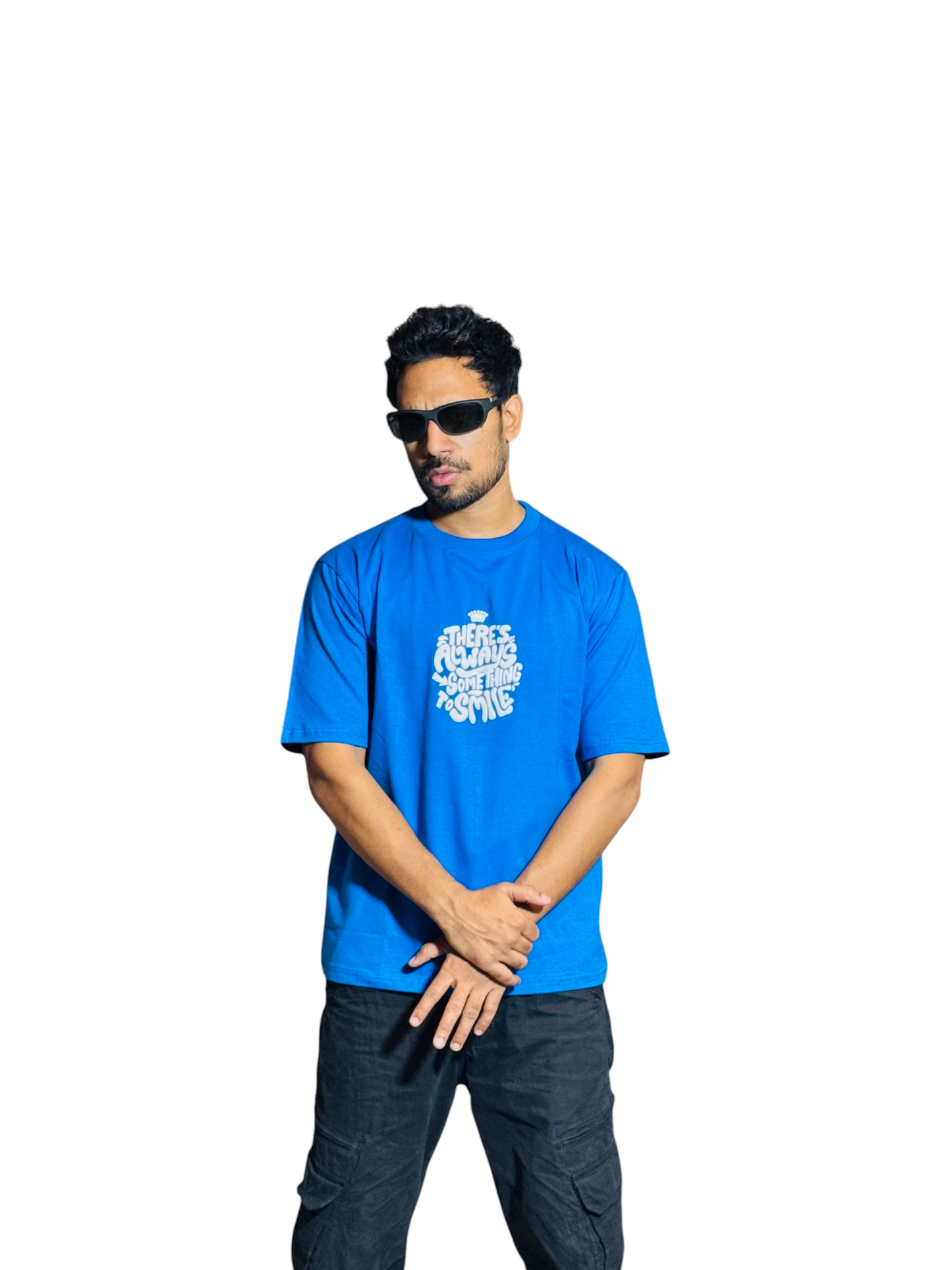 Smile Full front-back print T-shirt