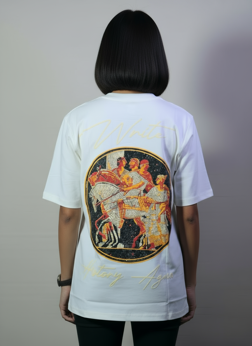 History Again Oversized T-Shirt | Premium 240 GSM Cotton – Streetwear Fit