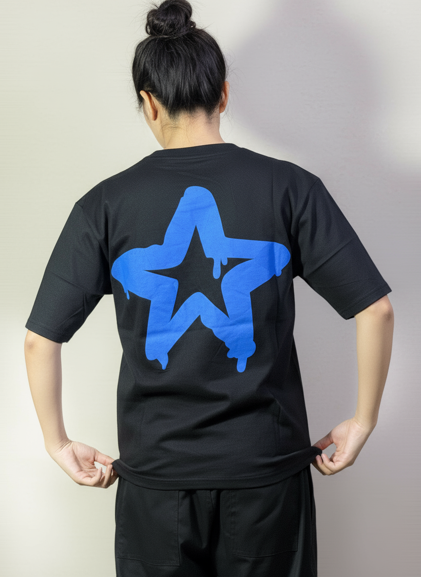 BURN Oversized T-Shirt | Heavy 280 GSM Cotton | Streetwear Flame Print