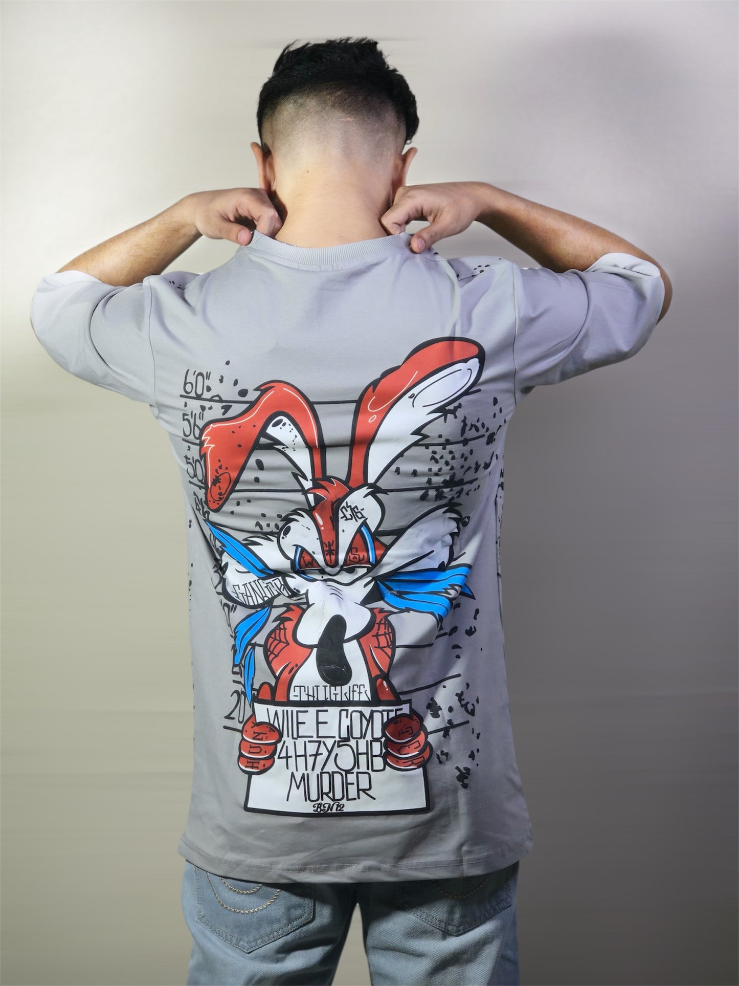 Coyote Catch Up Oversized Cotton T-Shirt (240 GSM) – 2 Colors Varients