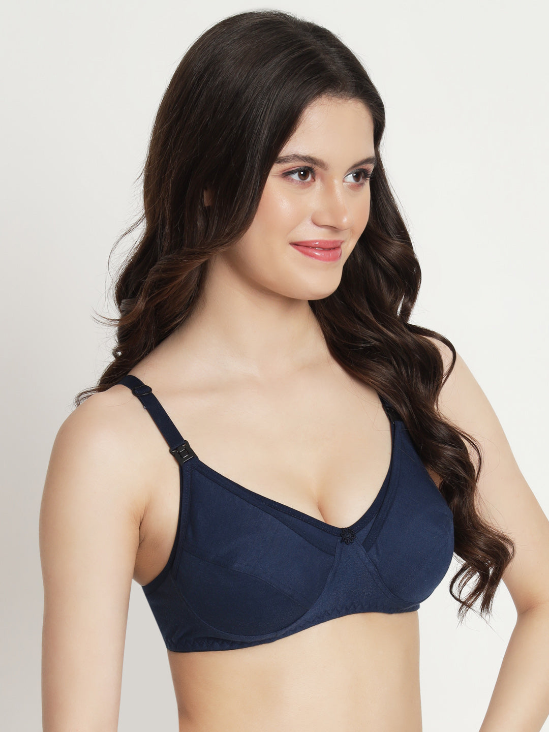 Women’s Cotton Blend Maternity Bra Pack of 3 | Soft, Stretchable & Supportive (Multicolor)