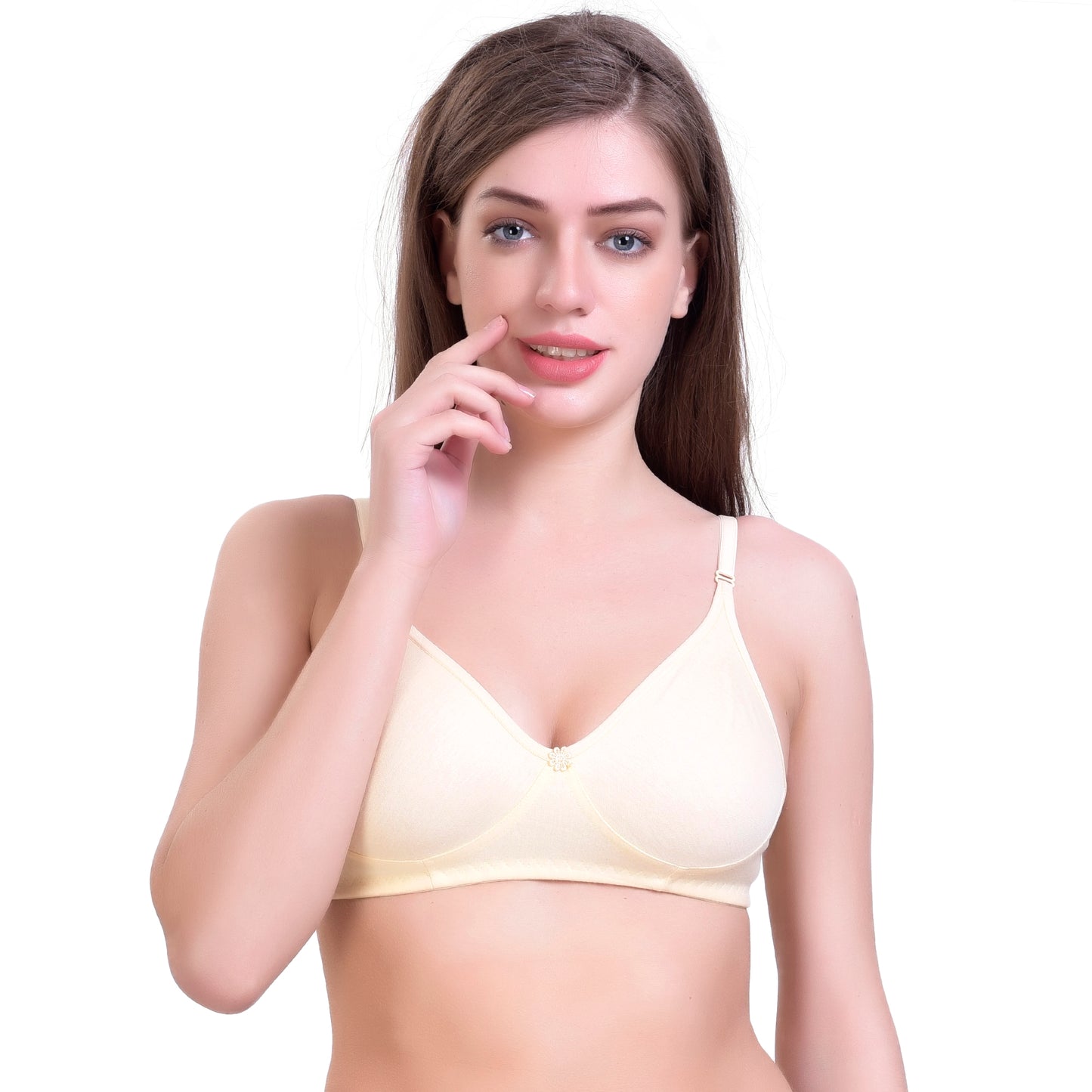 Multicolor Women's Non- Padded, Non-Wire Comfort fabric, Pack of 3 (T-shirt Bra)