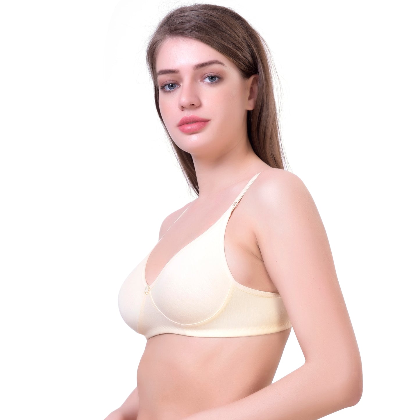 Multicolor Women's Non- Padded, Non-Wire Comfort fabric, Pack of 3 (T-shirt Bra)